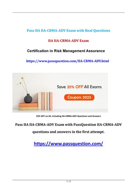 IIA-CRMA-ADV Zertifizierungsprüfung
