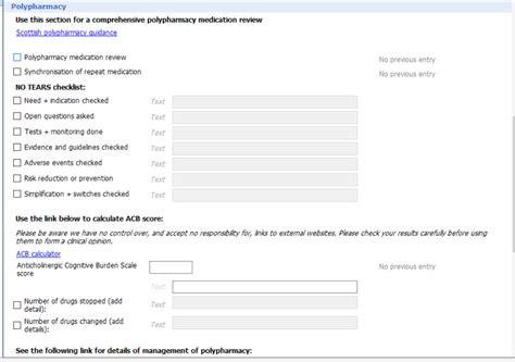 IIF - Structured Medication Review (SMR) : Ardens EMIS Web