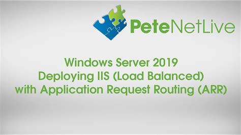 IIS Load Balancing With ARR - YouTube