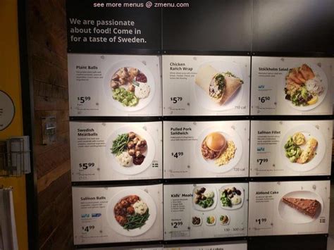 IKEA Restaurant menu in Tempe, Arizona, USA - Sirved Mobile …