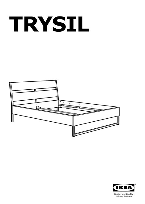 IKEA TRYSIL bed frame Assembly Instruction - Free PDF …