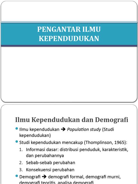 ILMU KEPENDUDUKAN - Mulawarman University - coolestguyplanet.net