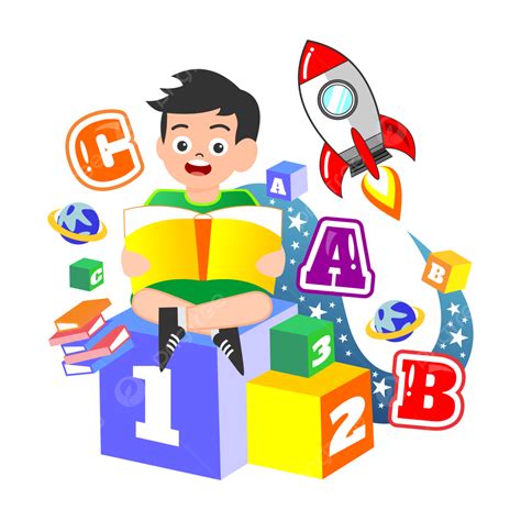 Ilustrasi belajar - muktibox.com