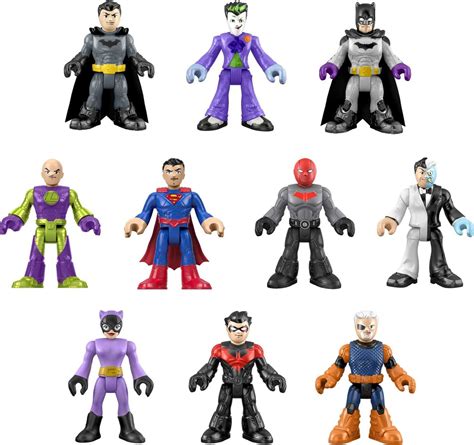 IMAGINEXT DC SUPER FRIENDS Super heroes & Villains 5 Pack