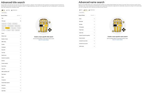 IMDb's advanced search allows you