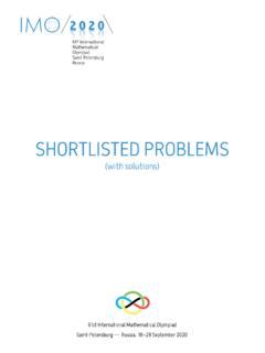 IMO 2006 Shortlisted Problems - wintechmobiles.com