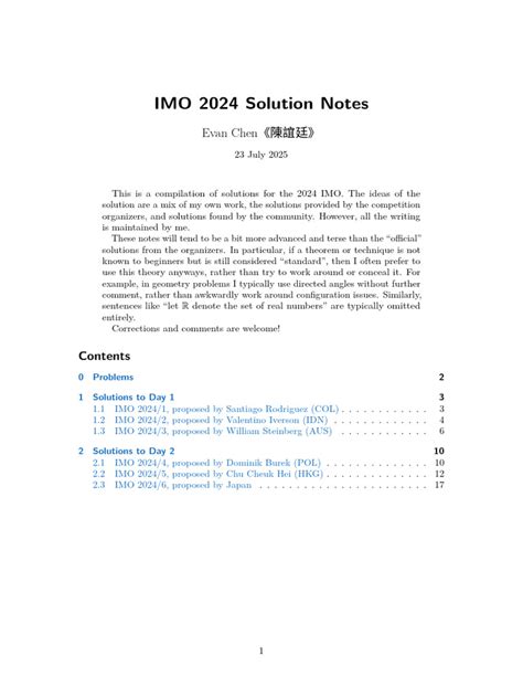 IMO 2024 Solution Notes - Evan Chen - wintechmobiles.com