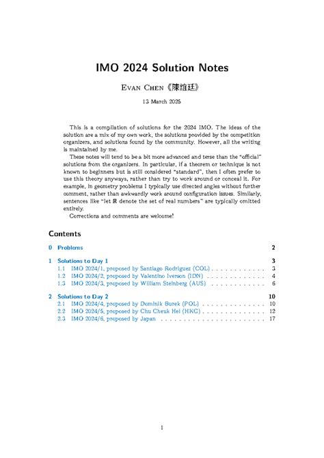 IMO 2025 Solution Notes - wintechmobiles.com