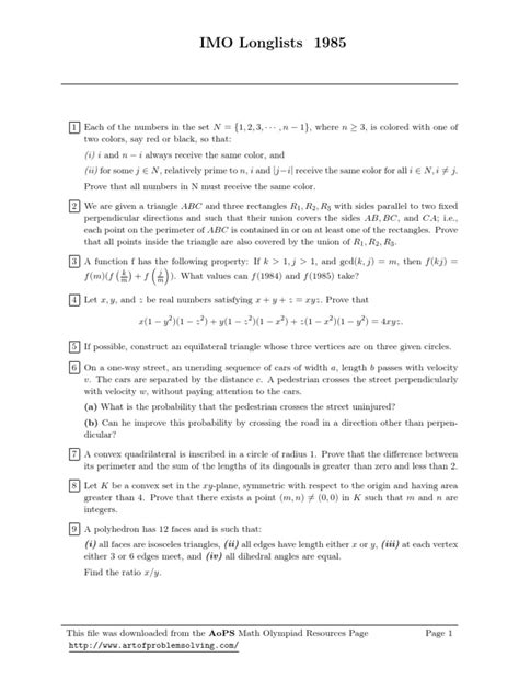 IMO Shortlist and Longlist Problems - wintechmobiles.com