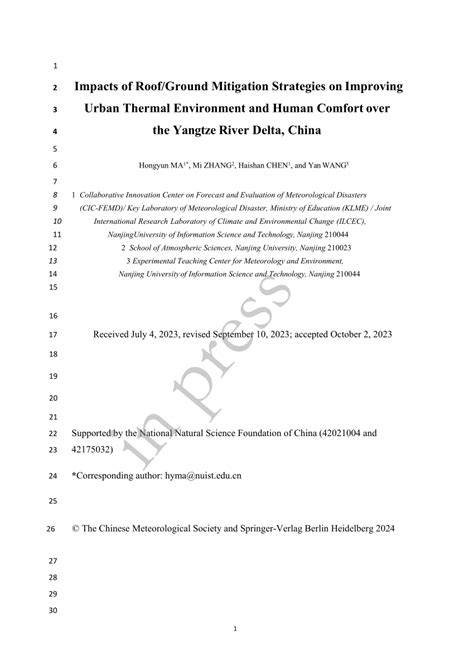 Impacts of Roof/Ground Mitigation Strategies on Improving the Urban ... - raincitystudios.com