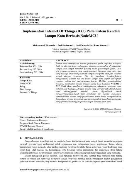 Implementasi Google Internet Of Things Core pada Monitoring Volume Ban ... - coolestguyplanet.net