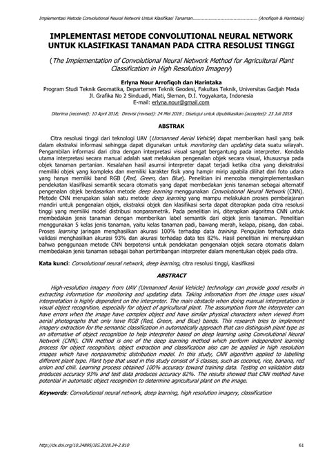 IMPLEMENTASI METODE CONVOLUTIONAL NEURAL NETWORK UNTUK PENGENALAN EMOSI ... - coolestguyplanet.net