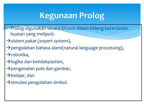 Implementasi Prolog sebagai Bahasa Pemrograman Kecerdasan … - wintechmobiles.com