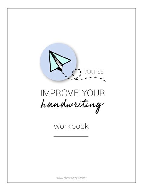 Improve Your Handwriting Workbook - Skillshare - muktibox.com