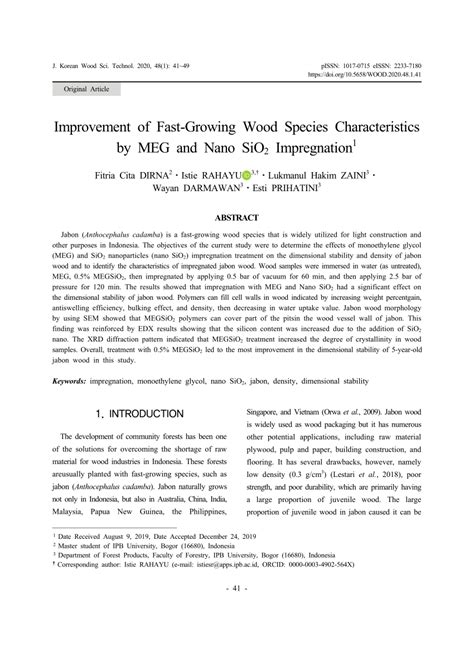 Improvement of Fast-Growing Wood Species … - raincitystudios.com