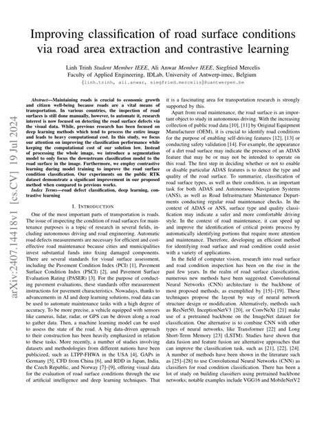 Improving classification of road surface conditions via road area ... - coolestguyplanet.net