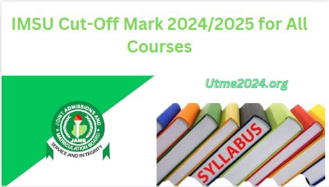 IMSU Cut-Off Mark 2024/2024 Session is Out [UPDATED]