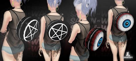 IMVU Product: M~Eyeball Purse by UnstableMoxMode