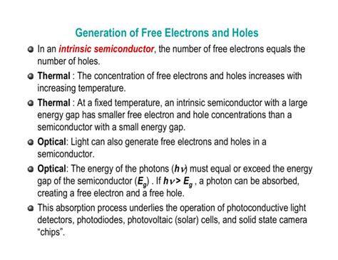 In a semiconductor, the number of holes and number of free electrons ... - wintechmobiles.com