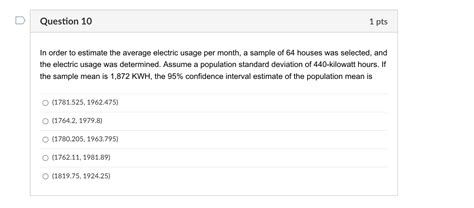In order to estimate the average electric usage per month, a sample of ... - wintechmobiles.com
