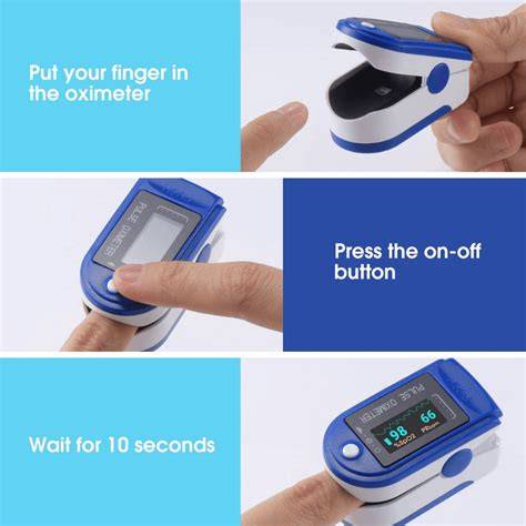 In Stock Children's Fingertip Pulse Oximeter Finger Clip Oxygen ... - raincitystudios.com