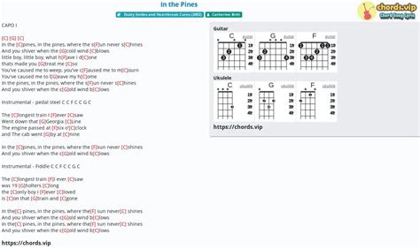 IN THE PINES CHORDS by Janel Drewis @ Ultimate-Guitar.Com