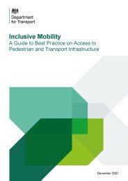 Inclusive Mobility. A Guide to Best Practice on Access to Pedestrian ... - wintechmobiles.com