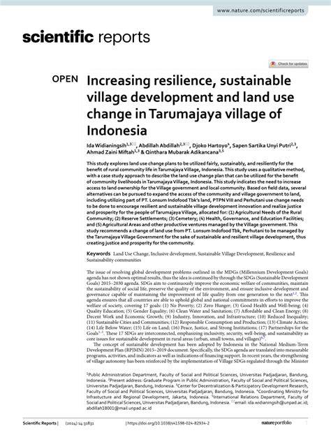 Increasing resilience, sustainable village development and land use ... - raincitystudios.com