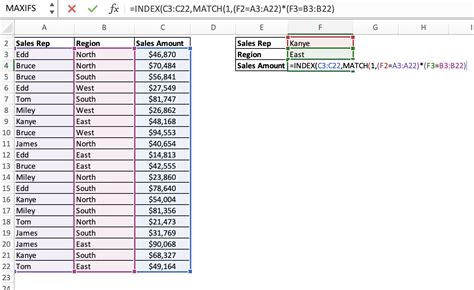INDEX MATCH with Multiple Criteria in 7 Easy Steps!