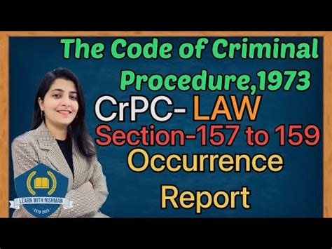 INDIAN KANOON SECTION 157 CrPC - Code of Criminal Procedure - LawRato…