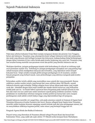 Indonesia Sejarah Prakolonial - Pengaruh Hinduisme, Budha, Islam ... - wintechmobiles.com