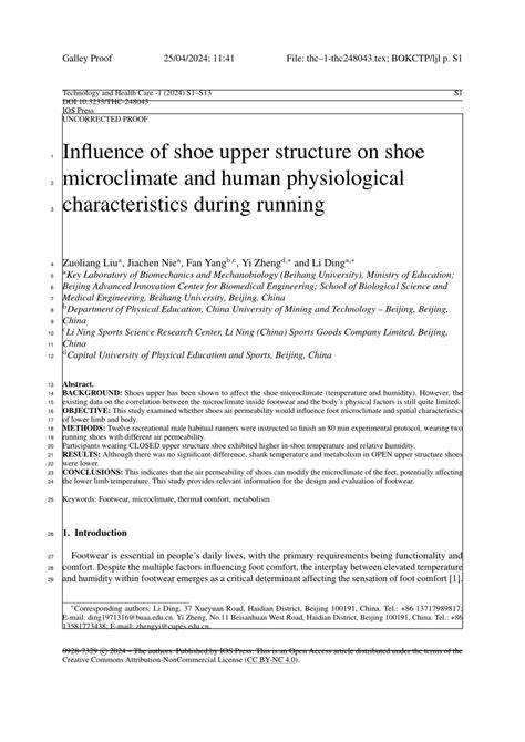 Influence of shoe upper structure on shoe microclimate … - raincitystudios.com