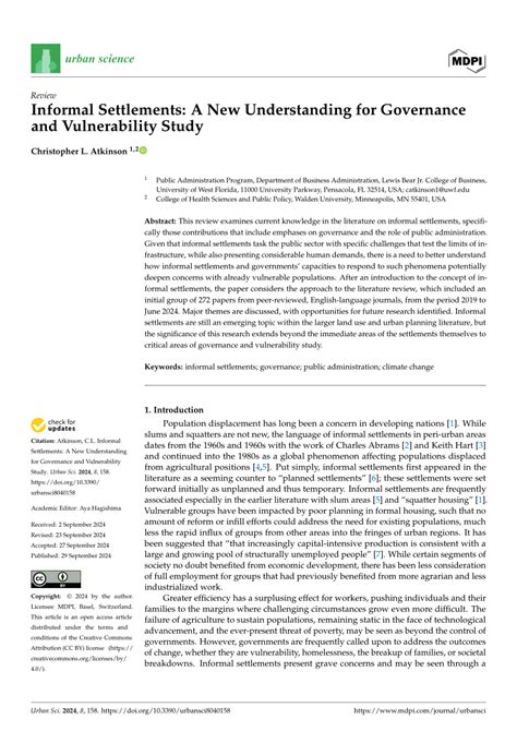 Informal Settlements: A New Understanding for … - wintechmobiles.com