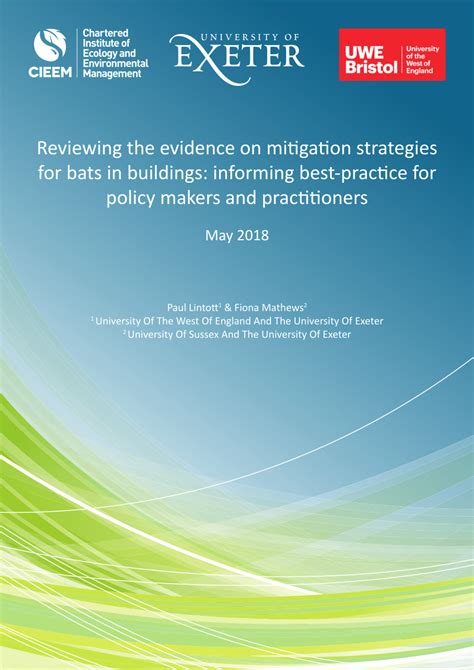 Informing best practice for mitigation and enhancement measures for ... - muktibox.com