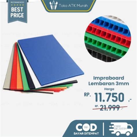 Infraboard Sheet 3mm ( Impraboard Lembaran ) - Shop - raincitystudios.com