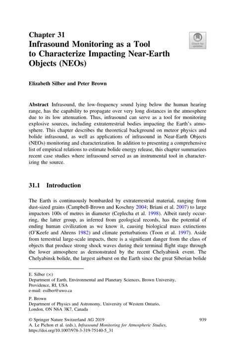 Infrasound Monitoring as a Tool to Characterize Impacting ... - Springer - wintechmobiles.com