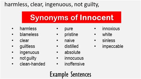 INNOCENCE Synonyms: 65 Synonyms & Antonyms for INNOCENCE Thesaurus …