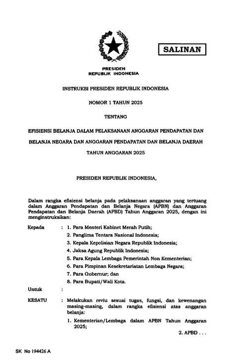 INPRES No. 1 Tahun 2023 - JDIH BPK RI - raincitystudios.com