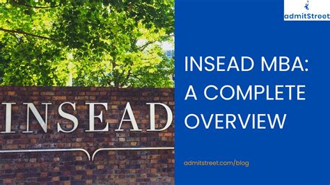 INSEAD MBA Program Class Profile Employment Reports & Salaries