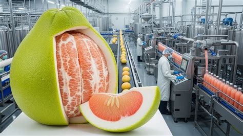Inside a Modern Pomelo Factory: From Giant Citron to Premium Juice ... - raincitystudios.com