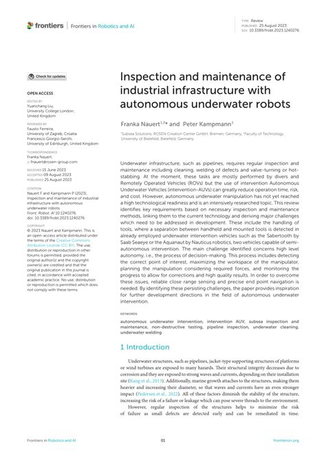 Inspection and maintenance of industrial infrastructure … - raincitystudios.com