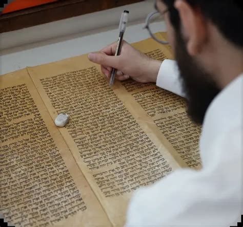 Inspection and restoration of damaged Torah scrolls - muktibox.com