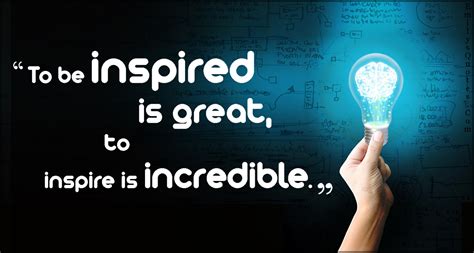 INSPIRED TO INSPIRE