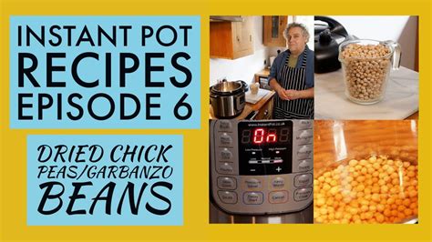 INSTANT POT GARBANZO BEANS - YouTube