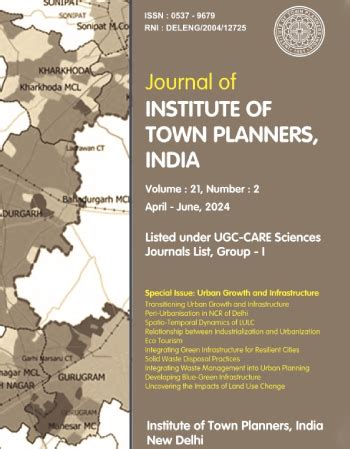 INSTITUTE OF TOWN PLANNER, INDIA 4-A, Ring Road, IP Estate, …