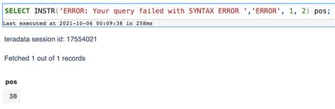 INSTR function in Teradata - TechieShouts