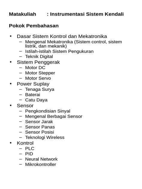 Instrumentasi Sistem Kendali - UNIKOM - wintechmobiles.com