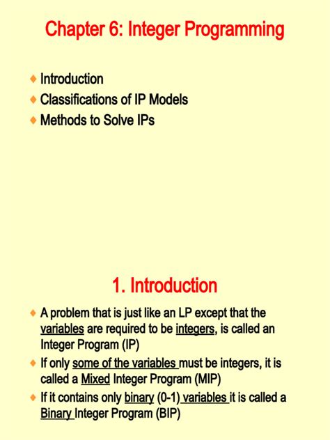 Integer Programming and Optimization Techniques - Nature - wintechmobiles.com