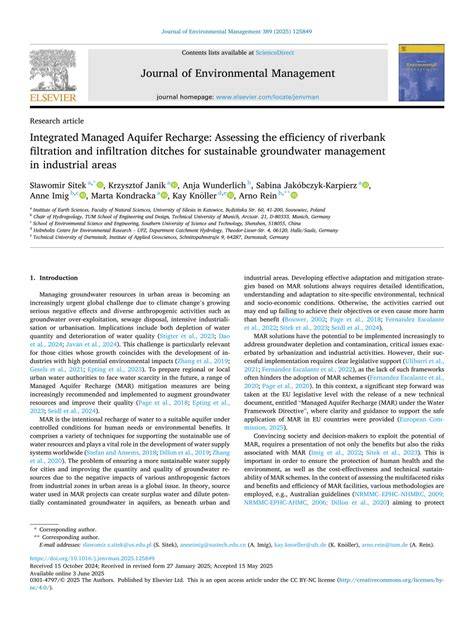 Integrated Managed Aquifer Recharge: Assessing the efficiency of ... - raincitystudios.com