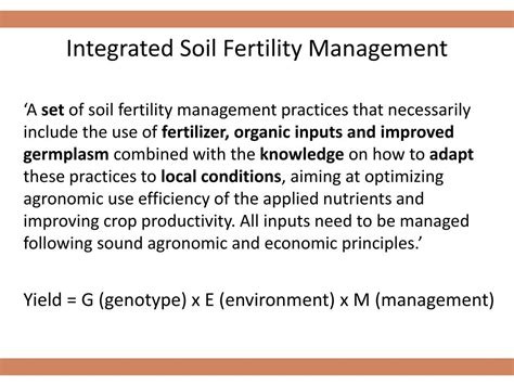 Integrated Soil Fertility Management (ISFM) - IFDC - muktibox.com